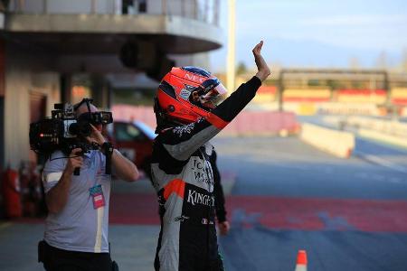 Esteban Ocon - Force India - Formel 1 - Test - Barcelona - 7. März 2017