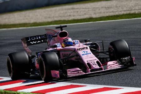 Sergio Perez - Force India - Formel 1 - GP Spanien - 13. Mai 2017