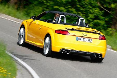 Audi TTS Roadster, Heckansicht