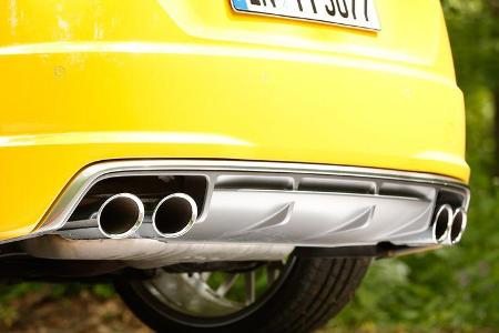 Audi TTS Roadster, Endrohre