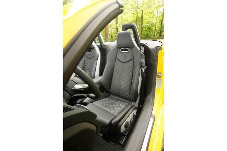 Audi TTS Roadster, Fahrersitz