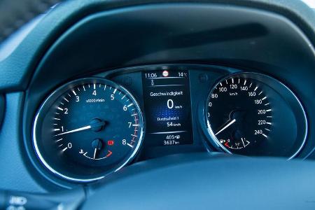 Nissan Qashqai, Rundinstrumente