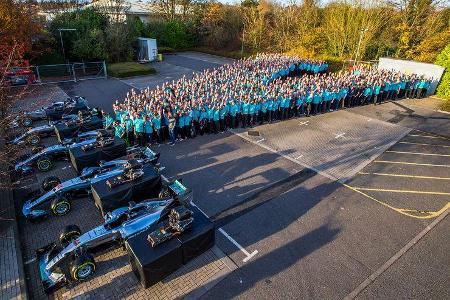 Mercedes Meister-Party - Brackley & Brixworth 2018