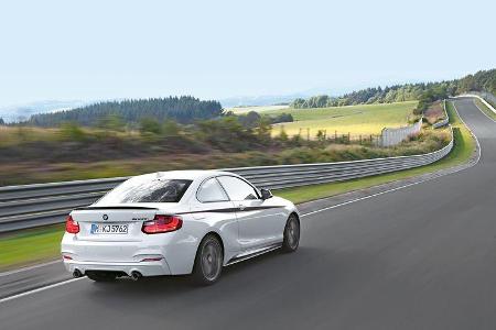 BMW M235i, Heckansicht