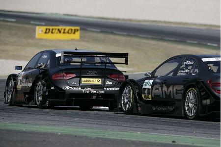 Dabei hatte zunächst der Audi-Pilot die Nase vorn.