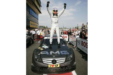 Zwei Rennen vor Saisonende trennen den Schotten nunmehr sieben Zähler von Tabellenführer Scheider.