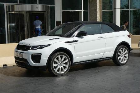Range Rover Evoque Cabrio - Carspotting - GP Abu Dhabi 2018