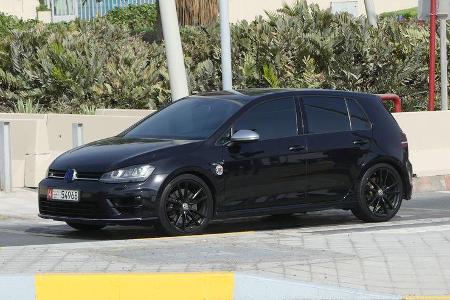 VW Golf R - Carspotting - GP Abu Dhabi 2018