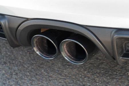 Porsche Cayman GT4, Auspuff, Endrohr