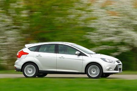 Ford Focus 1.6 ECOBOOST, Seitenansicht, Überlandfahrt