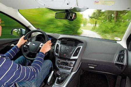 Ford Focus 1.6 ECOBOOST, Cockpit, Fahrt