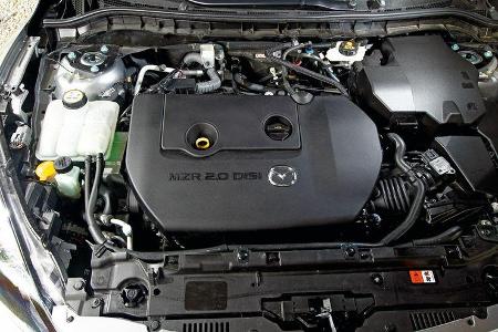 Mazda 3 2.0 MZR i-STOP, Motor, Motorraum