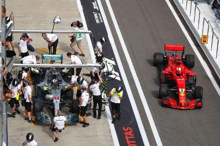 Sebastian Vettel - Ferrari - GP Russland 2018 - Training