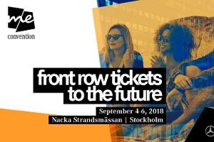 Flyer der Mercedes me Convention 2018 in Stockholm