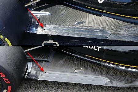Renault - Technik - Upgrades - GP Belgien / GP Italien 2018