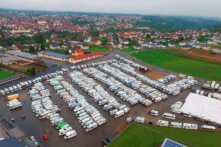 Wohnmobil-Konvoi Weltrekord