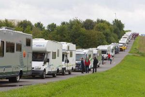 Wohnmobil-Konvoi Weltrekord