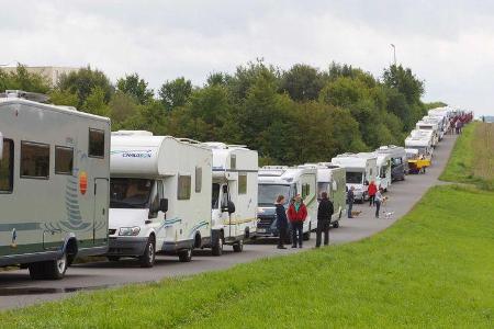 Wohnmobil-Konvoi Weltrekord