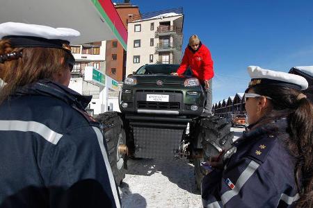 Fiat Panda Bigfoot, Frontansicht, Polizei