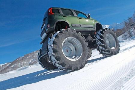 Fiat Panda Bigfoot, Seitenansicht