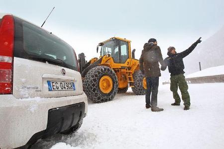 Fiat Panda 4X4, Heck, Schaufellader