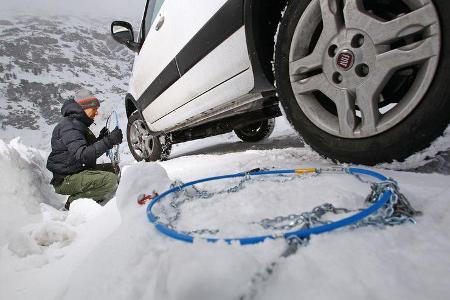 Fiat Panda 4X4, Rad, Felge, Schneeketten