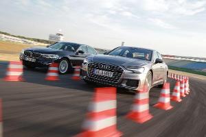 Audi A6 50 TDI Quattro, BMW 530d xDrive, Exterieur