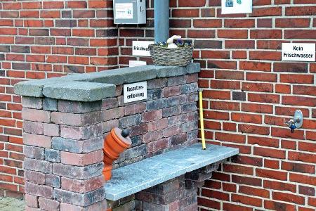 Kasettenentleerung am Stellplatz Volkers