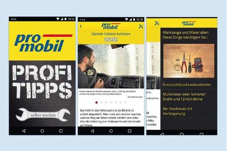 promobil Profi-Tipps App