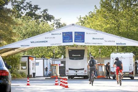 Caravan Salon Stellplatz P1