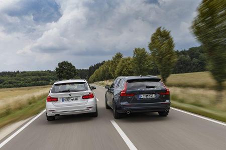 BMW 320d Touring, Volvo V60 D4, Exterieur