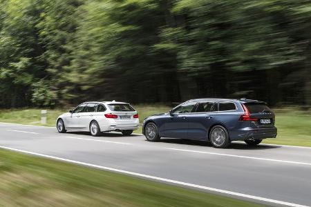BMW 320d Touring, Volvo V60 D4, Exterieur