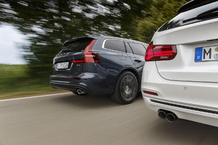 BMW 320d Touring, Volvo V60 D4, Exterieur