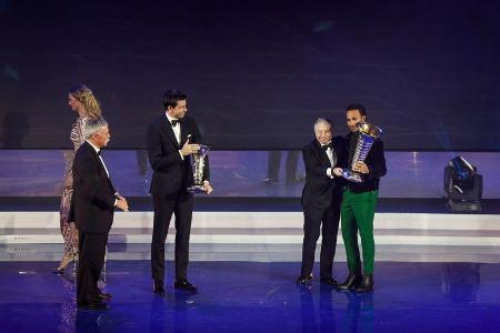 Lewis Hamilton - Mercedes - Jean Todt - FIA - Preisverleihung - St. Petersburg