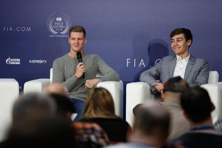 Mick Schumacher - George Russell - FIA - Preisverleihung - St. Petersburg