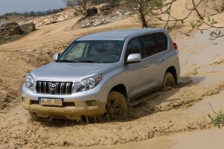 Toyota Landcruiser 3.0 D-4D, Frontansicht