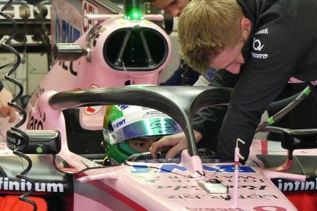 Alfonso Celis - Force India - GP Mexiko - Formel 1 - Freitag - 27.10.2017