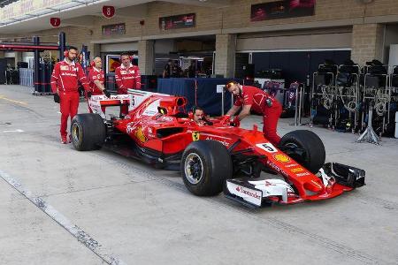 Ferrari - GP USA - Austin - Formel 1 - Donnerstag - 19.10.2017