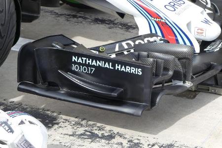 Williams - GP USA - Austin - Formel 1 - Donnerstag - 19.10.2017