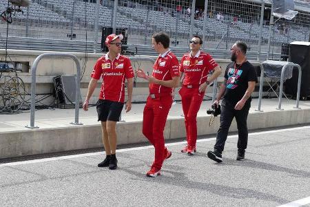 Sebastian Vettel - Ferrari - GP USA - Austin - Formel 1 - Donnerstag - 19.10.2017