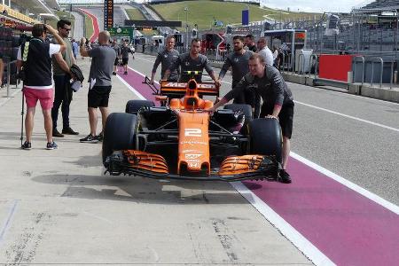 McLaren-Honda - GP USA - Austin - Formel 1 - Donnerstag - 19.10.2017