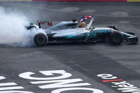 Lewis Hamilton - Mercedes - GP Mexiko 2017 - Rennen