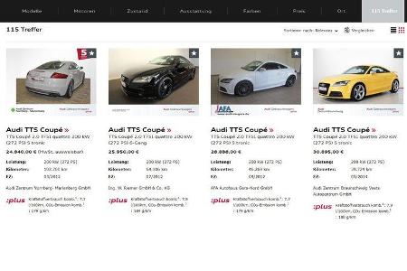 Audi Online Autohaus Gebrauchtwagen Plattform Audi Börse