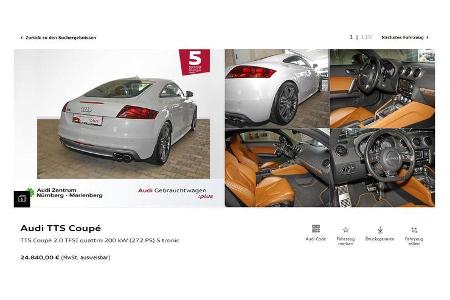 Audi Online Autohaus Gebrauchtwagen Plattform Audi Börse