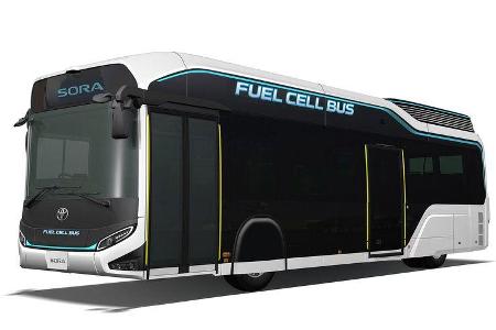Toyota Sora Brennstoffzellen-Bus Tokyo Motor Show 2017