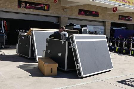 McLaren-Honda - GP USA - Austin - Formel 1 - Mittwoch - 18.10.2017