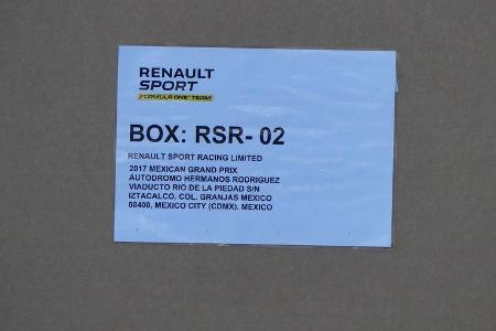 Renault - GP Mexiko - Formel 1 - Donnerstag - 26.10.2017