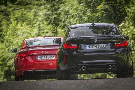 Audi TT RS Coupé, BMW M2 Coupé, Heck