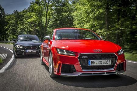 Audi TT RS Coupé, BMW M2 Coupé, Front