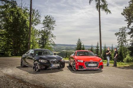 Audi TT RS Coupé, BMW M2 Coupé, Außenansicht